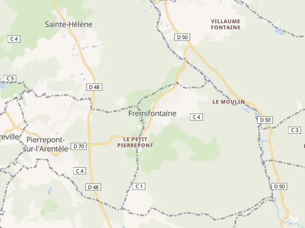 Plan de Fremifontaine