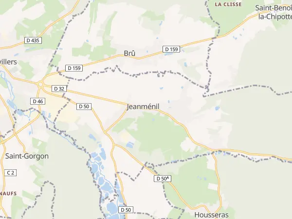 Plan de Jeanménil