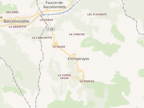 Plan de Enchastrayes