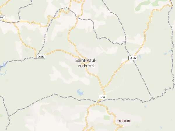 Plan de Saint-Paul-en-Forêt