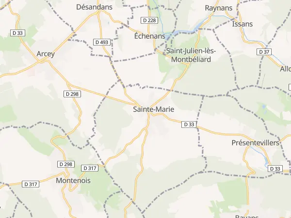 Plan de Sainte-Marie