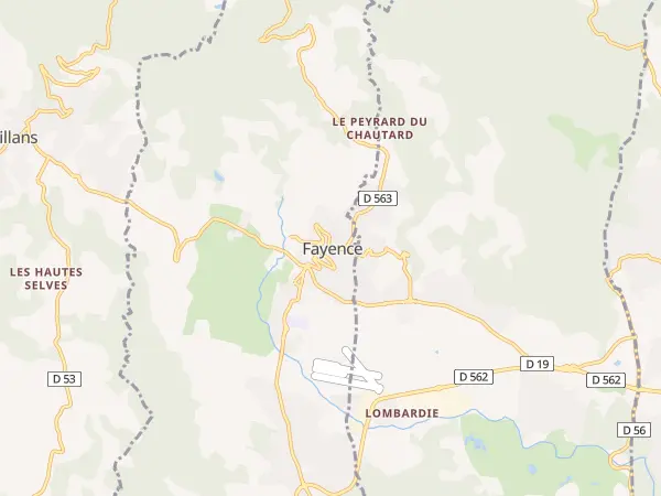 Plan de Fayence