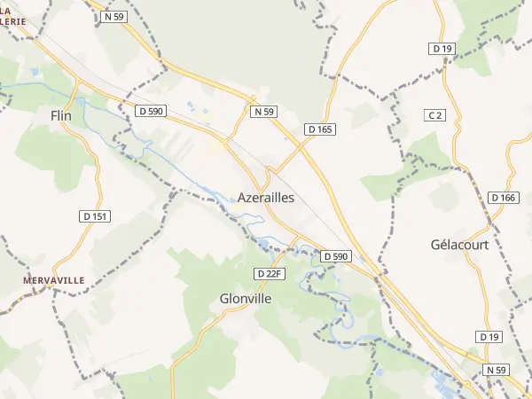 Plan de Azerailles