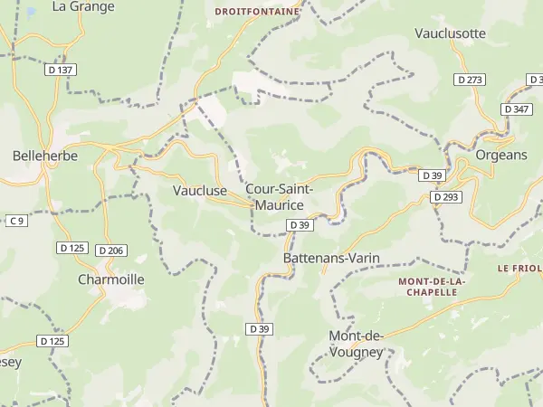 Plan de Cour-Saint-Maurice