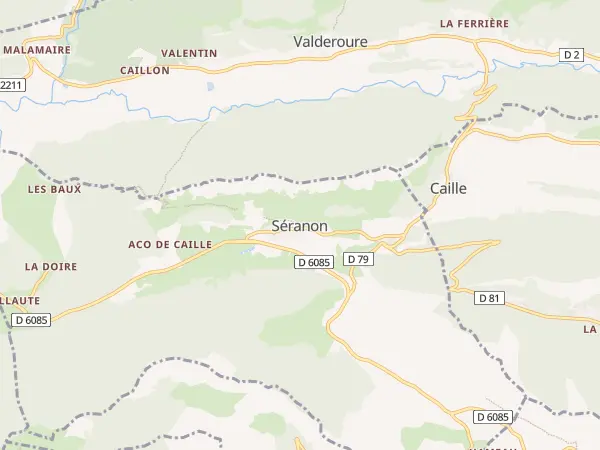 Plan de Séranon