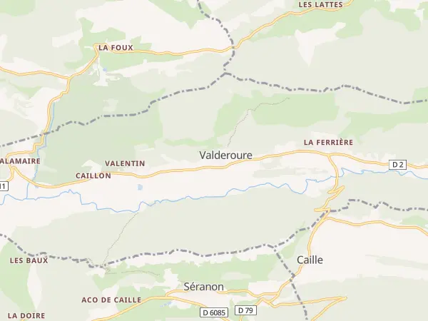 Plan de Valderoure