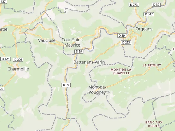 Plan de Battenans-Varin