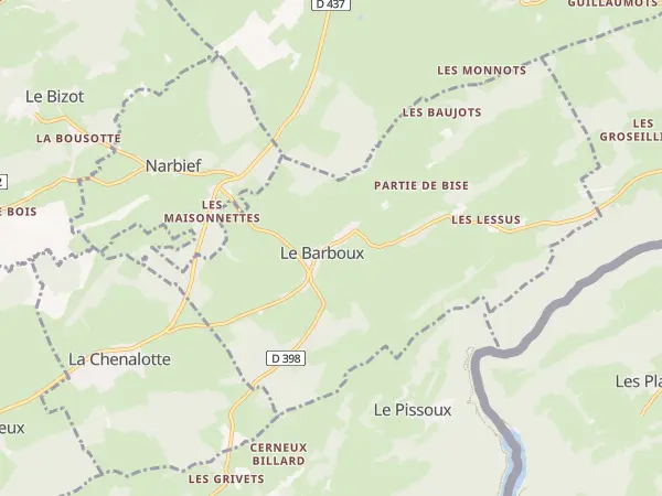 Plan du Barboux