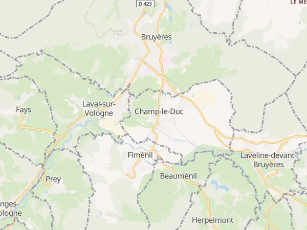 Plan de Champ-le-Duc