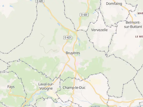 Plan de Bruyères