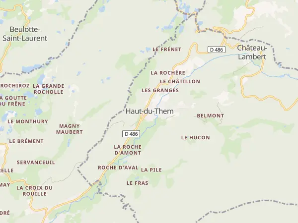 Plan de Haut-du-Them-Château-Lambert