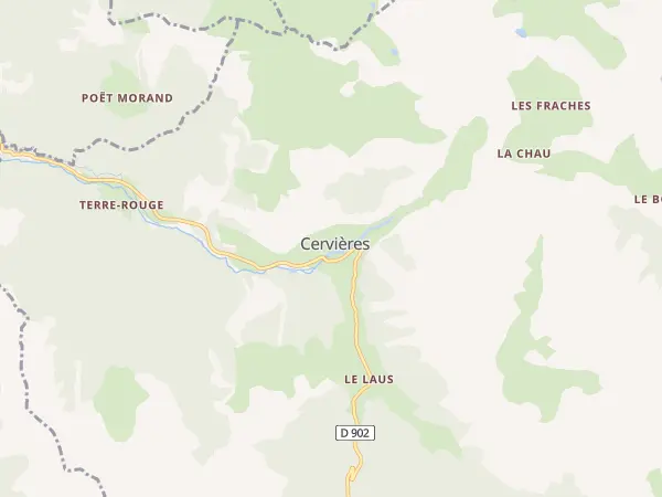 Plan de Cervières