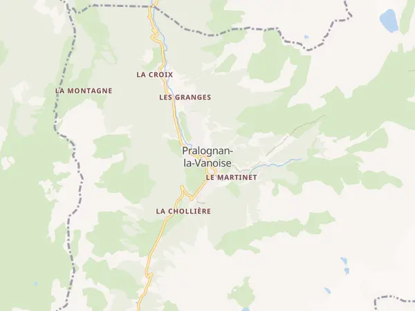 Plan de Pralognan-la-Vanoise