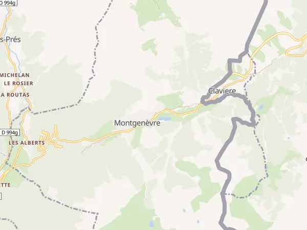 Plan de Montgenèvre