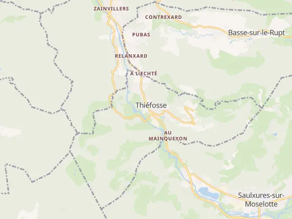 Plan de Thiéfosse