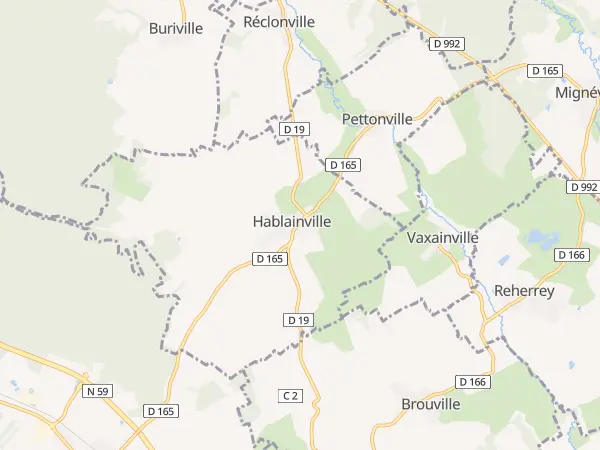 Plan de Hablainville