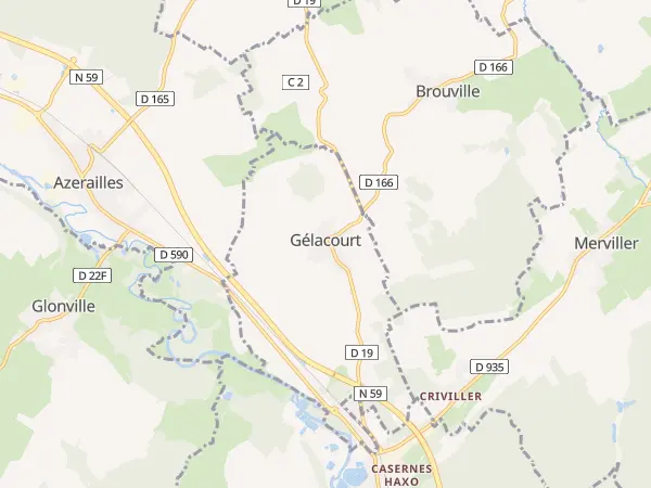 Plan de Gélacourt