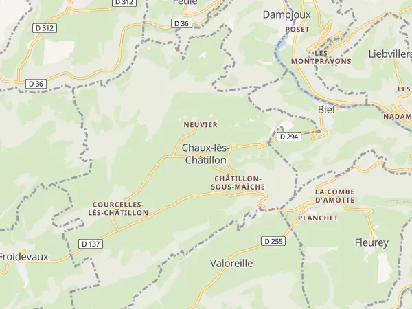 Plan des Terres-de-Chaux
