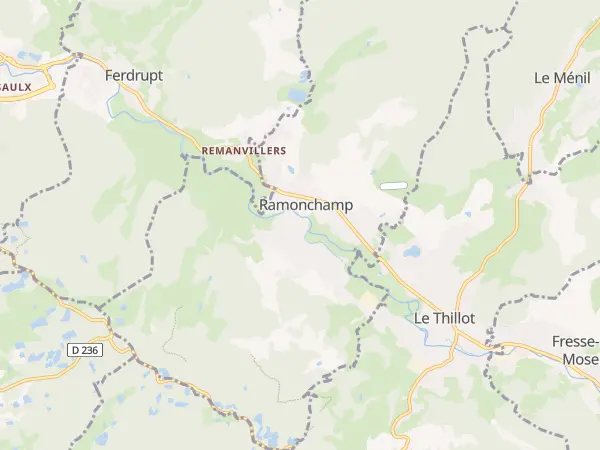 Plan de Ramonchamp