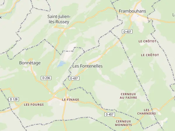 Plan des Fontenelles