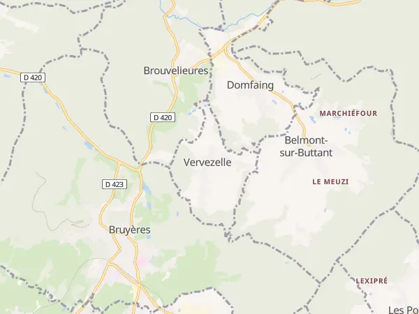 Plan de Vervezelle