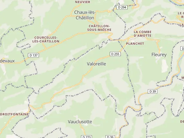 Plan de Valoreille