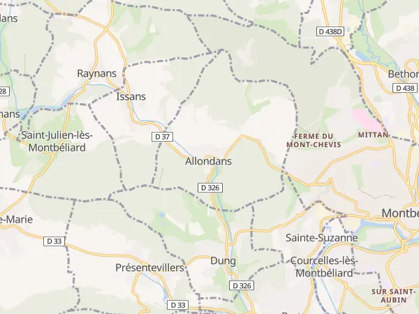 Plan de Allondans
