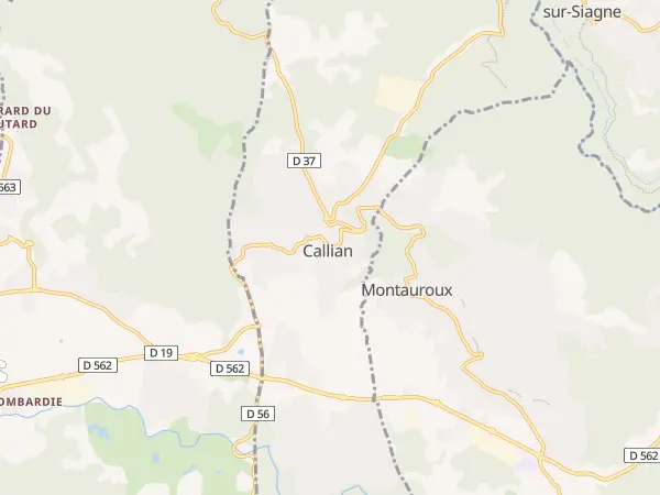 Plan de Callian