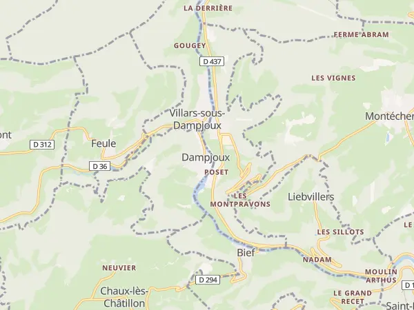 Plan de Dampjoux