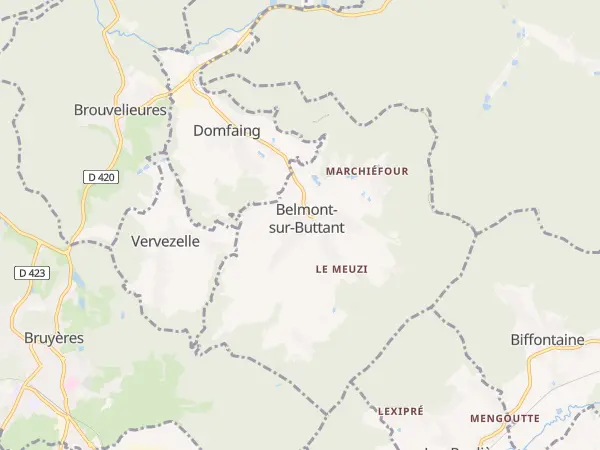 Plan de Belmont-sur-Buttant