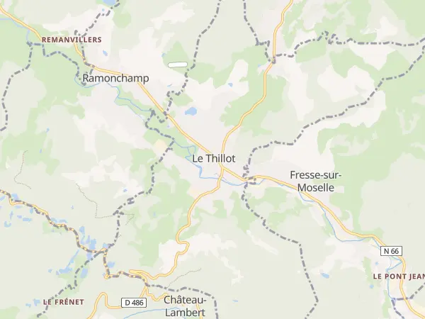 Plan du Thillot