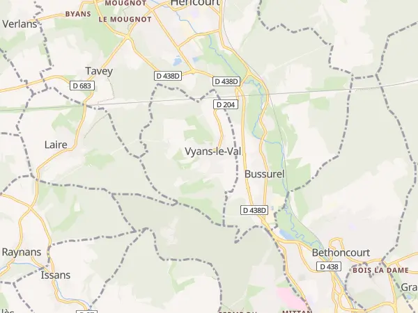 Plan de Vyans-le-Val