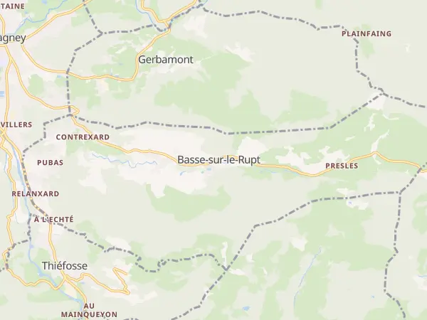 Plan de Basse-sur-le-Rupt