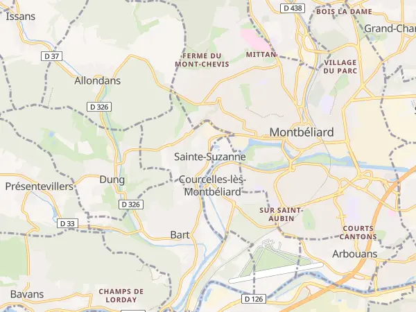 Plan de Sainte-Suzanne
