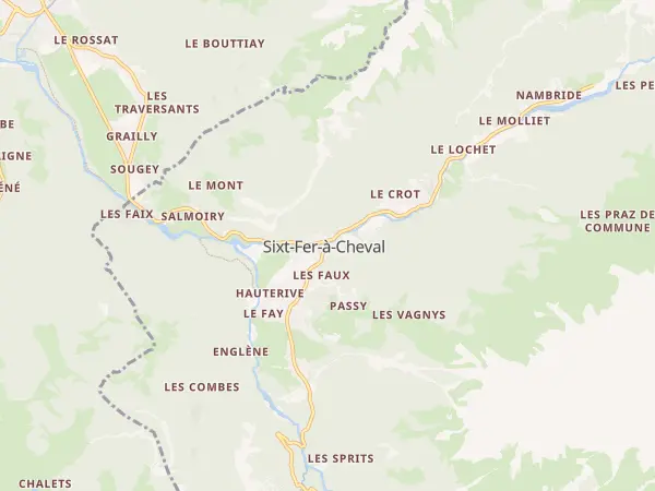 Plan de Sixt-Fer-à-Cheval