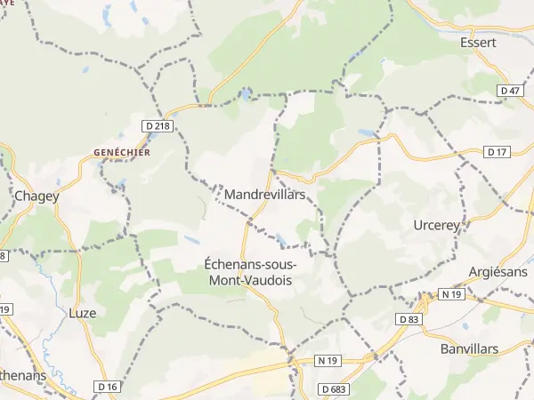 Plan de Mandrevillars