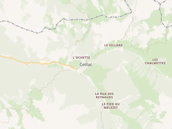 Plan de Ceillac