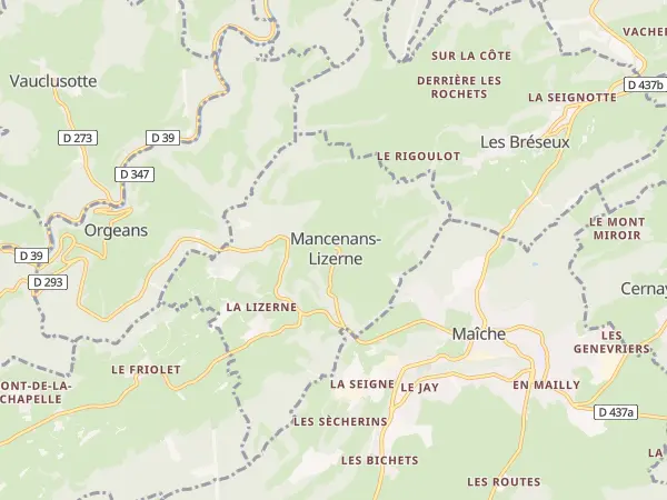 Plan de Mancenans-Lizerne