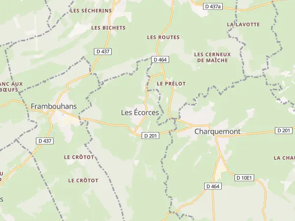 Plan des Écorces