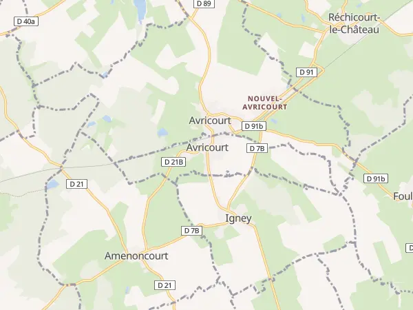 Plan de Avricourt