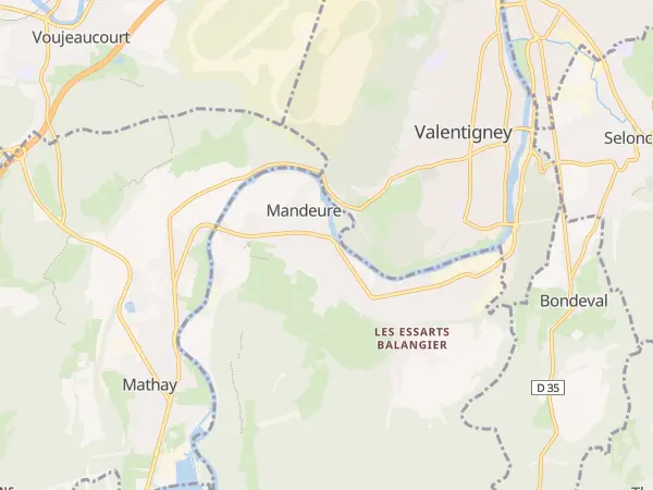Plan de Mandeure