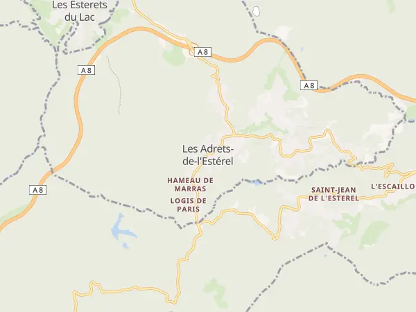 Plan des Adrets-de-l’Estérel