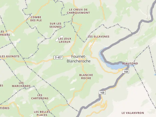 Plan de Fournet-Blancheroche