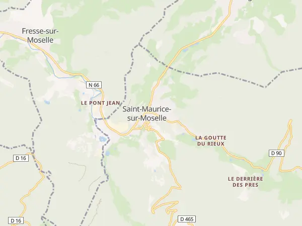 Plan de Saint-Maurice-sur-Moselle