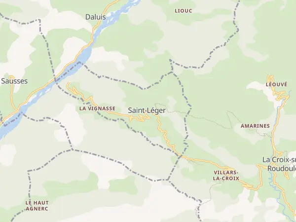 Plan de Saint-Léger