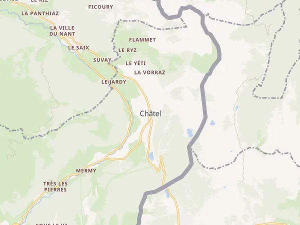 Plan de Châtel
