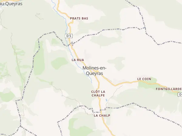 Plan de Molines-en-Queyras