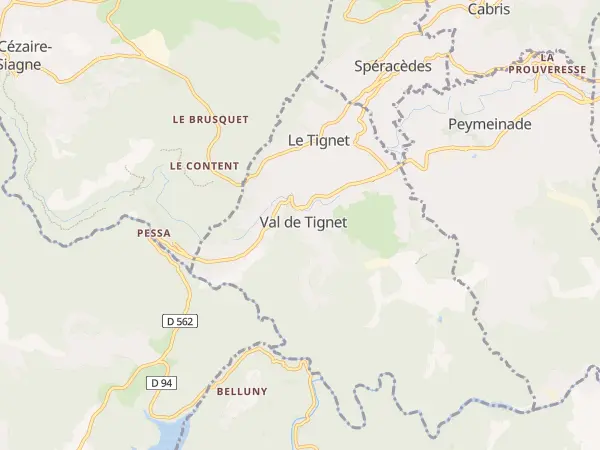 Plan du Tignet