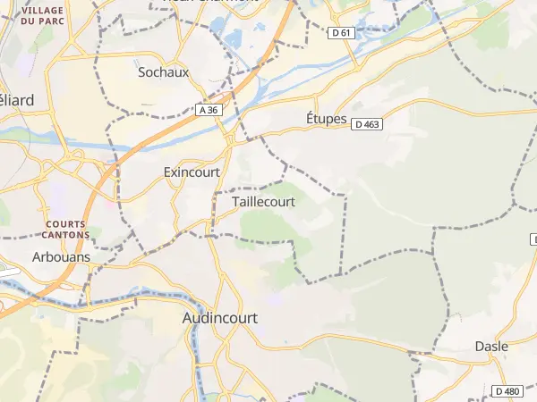 Plan de Taillecourt
