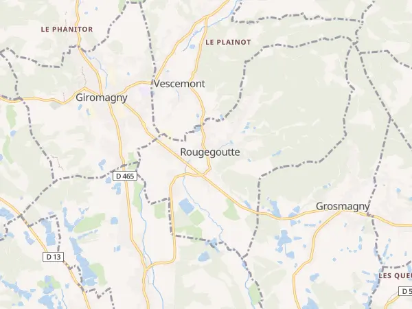 Plan de Rougegoutte